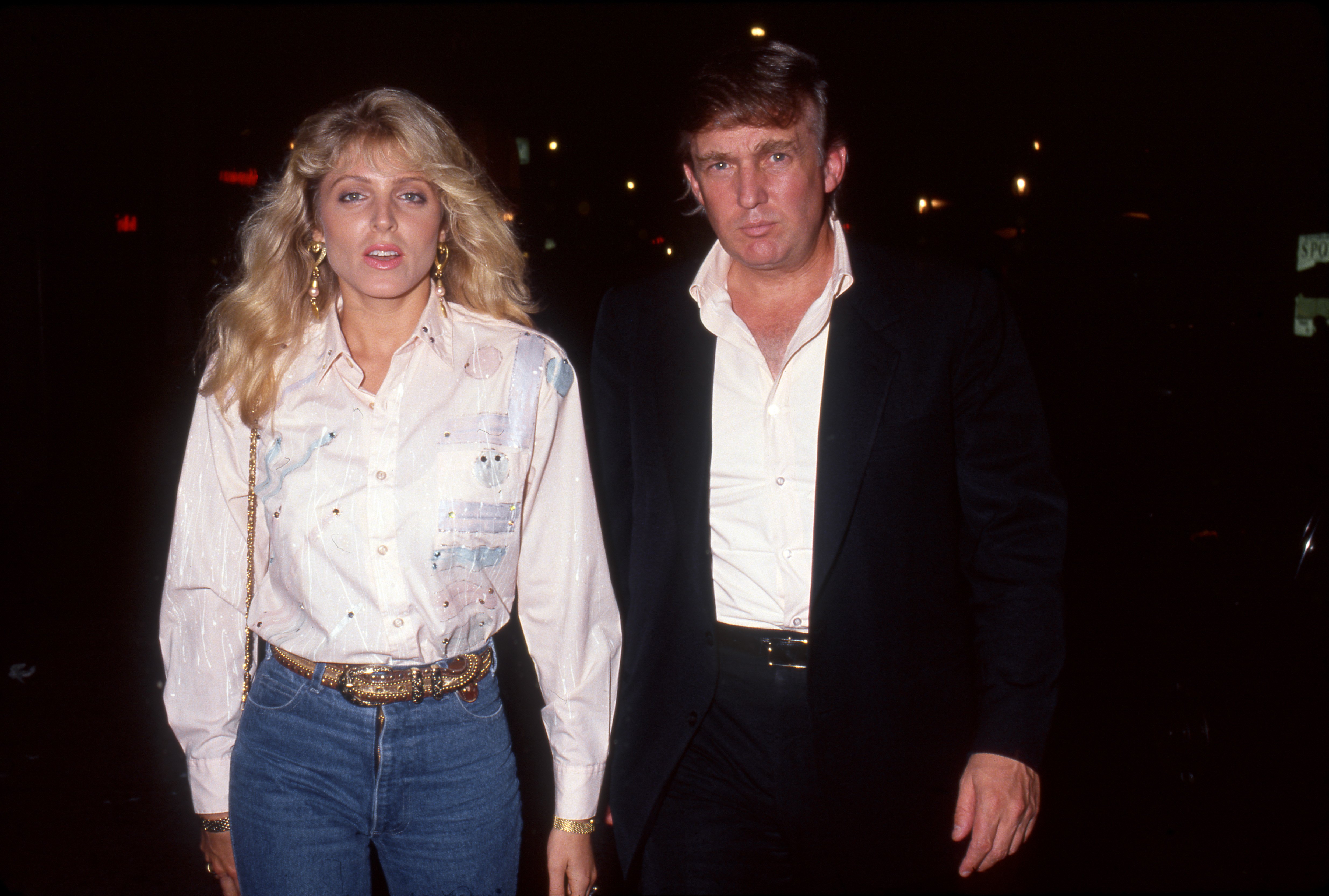 Donald Trump and his then-girlfriend attend an event in New York City, circa 1992 | Source: Getty Images