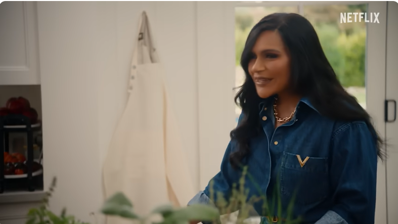 Mindy Kaling in the trailer for the lifestyle show on Netflix "With Love, Meghan" | Source: Youtube/Netflix